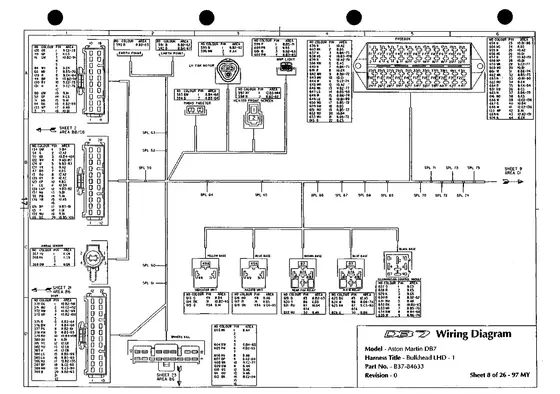 Bulkhead LHD 1 - factory diagram