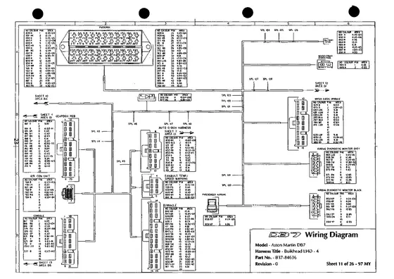 Bulkhead LHD 4 - factory diagram