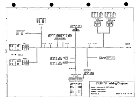 Hood 1 (Volante) - factory diagram