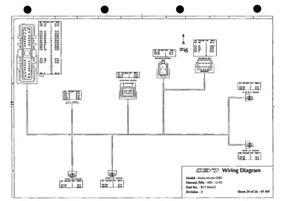 ABS (LHD) - factory diagram