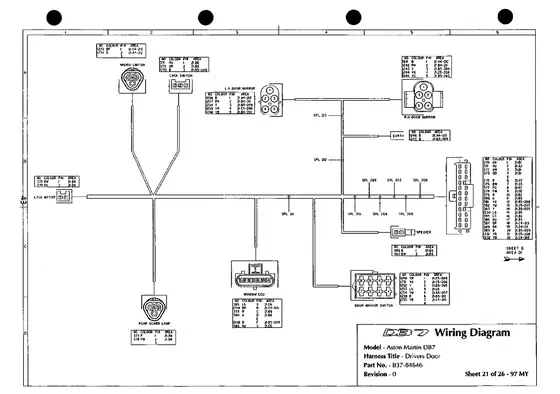 Driver's Door - factory diagram