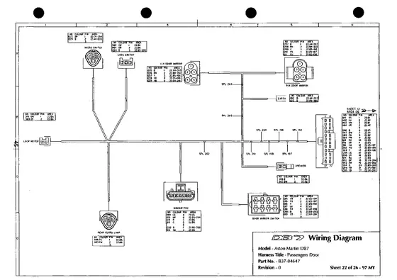 Passenger's Door - factory diagram