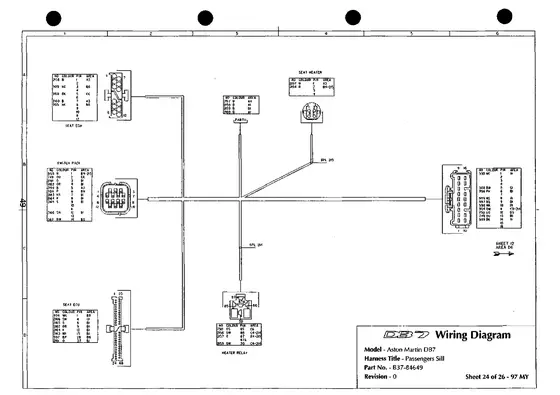 Passenger's Sill - factory diagram
