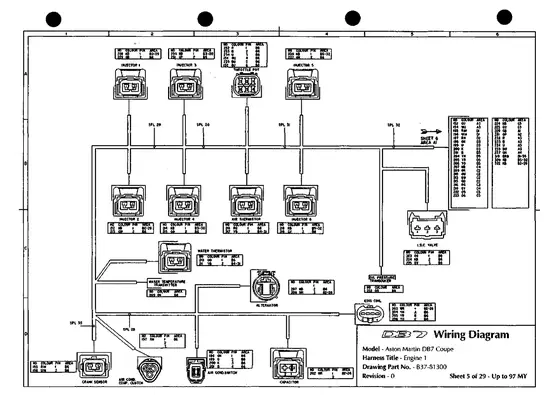Engine 1 - factory diagram