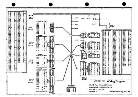 Bulkhead RHD 3 - factory diagram