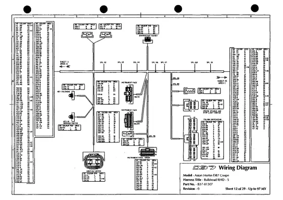 Bulkhead RHD 5 - factory diagram