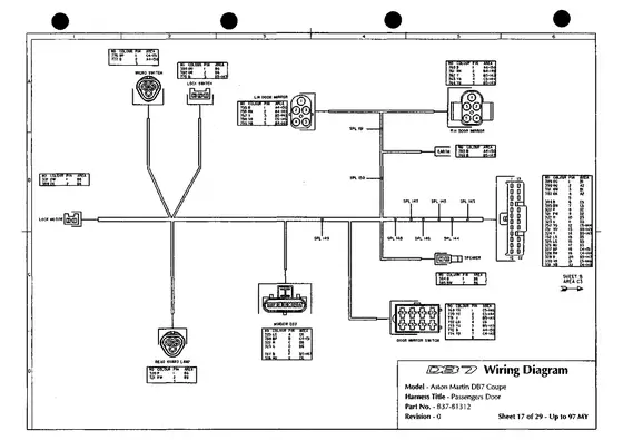 Passenger's Door - factory diagram
