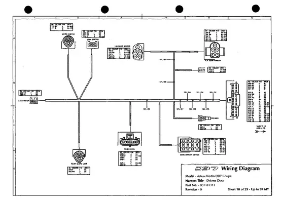 Driver's Door - factory diagram