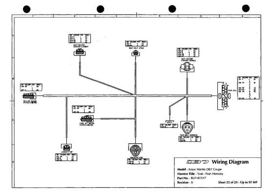 Seat (non-memory) - factory diagram