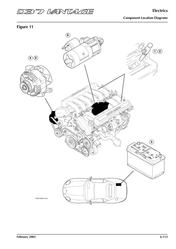 Figure 11: Starting and charging - factory diagram