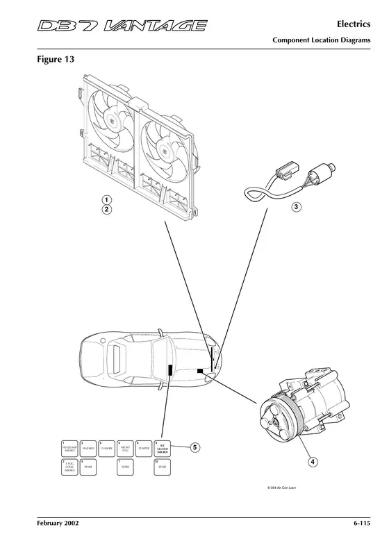 Figure 13: Air conditioning and cooling - factory diagram