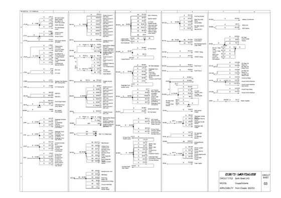 Earth Sheet (LHD) - factory diagram