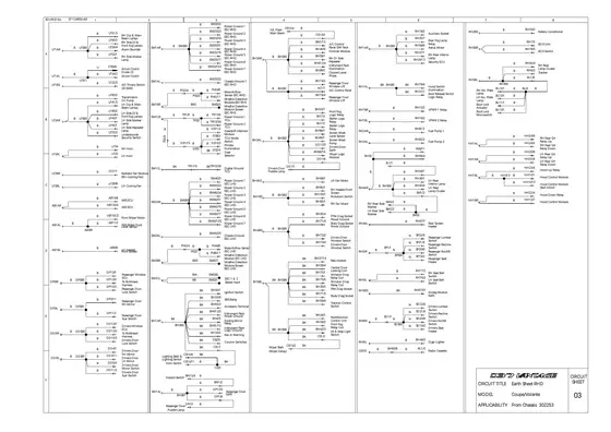 Earth Sheet (RHD) - factory diagram