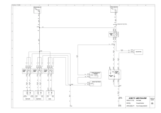 Right Hand Seat - factory diagram