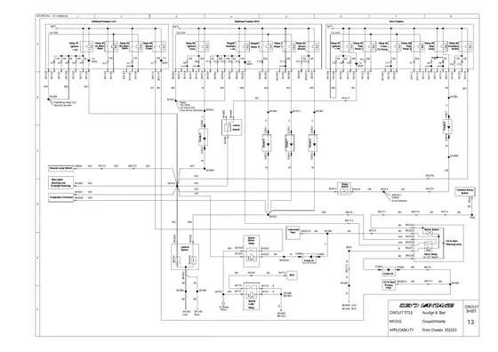 Auxiliary Ignition Circuits - factory diagram