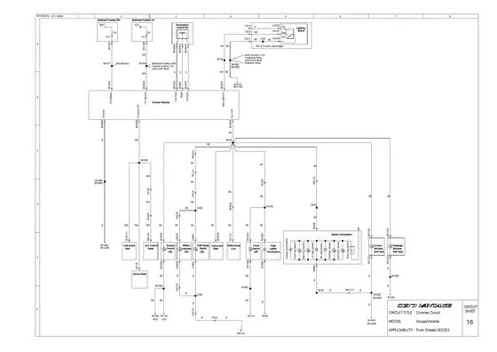 Dimmer Circuitry - factory diagram