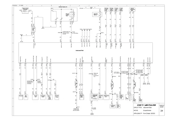 Instrument Pack - factory diagram