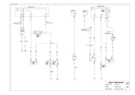 Ancillaries - factory diagram